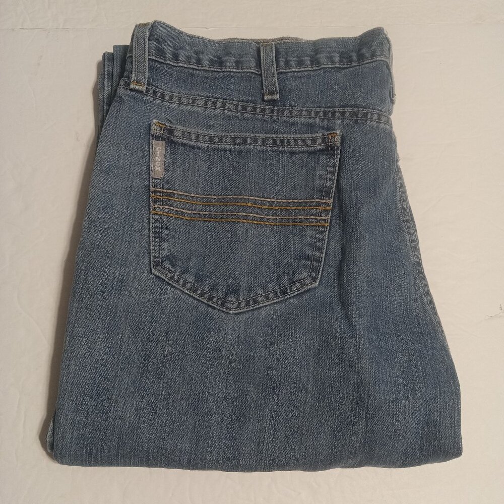 Cinch Men's Silver Label Straight Leg Western Jeans 38x32 MB98034001